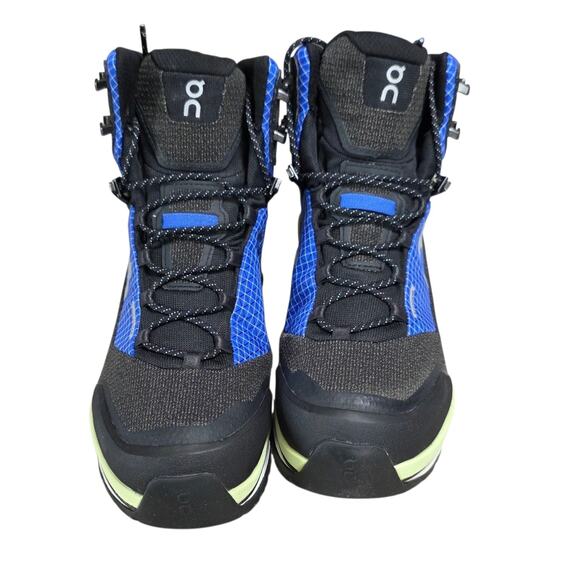 NIB On Cloud Alpine Waterproof Hiking Boots Men\'s US 8.5 Cobalt Limelight Trail main image 9